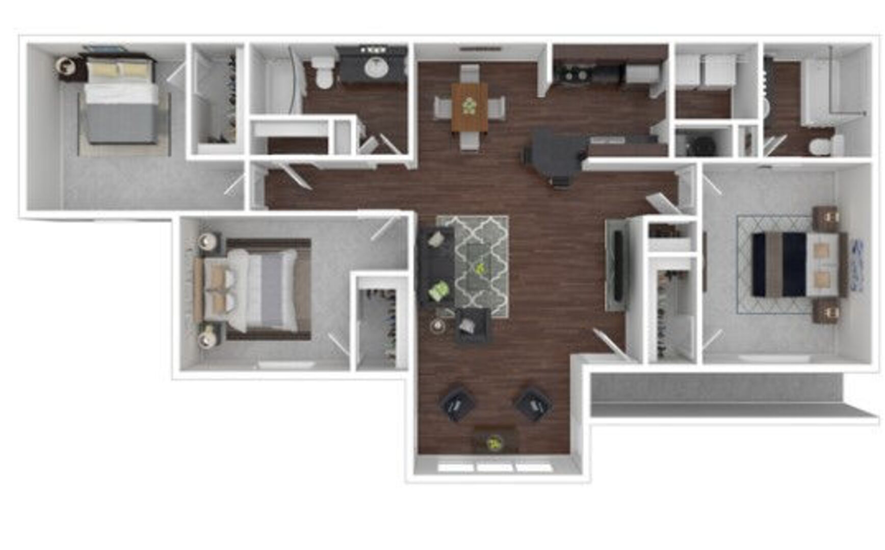 3 Bedroom Apartment – 820 Hampton Rd #2704, Mcdonough, GA 30253