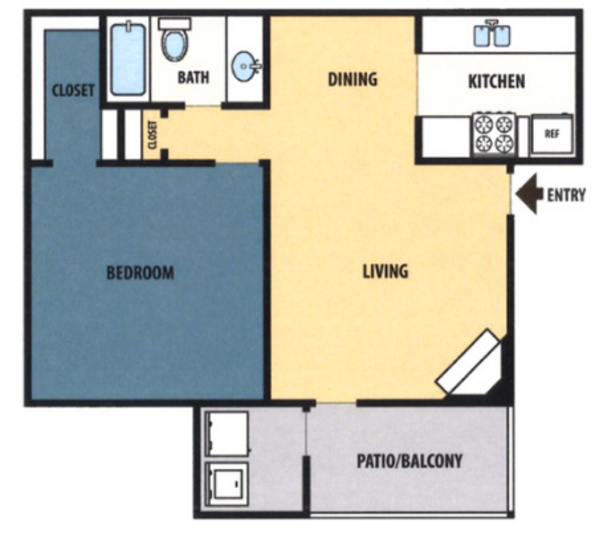 1 Bedroom Apartment – 22720 Imperial Valley Drive #1506, Houston, TX 77073