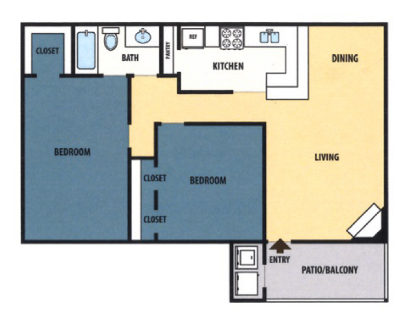2 Bedroom Apartment – 22720 Imperial Valley Drive #308, Houston, TX 77073