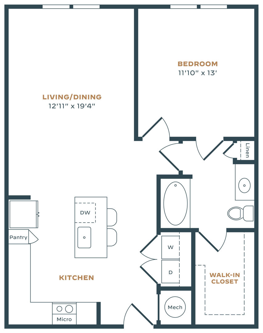 1 Bedroom Apartment – 18300 Marvelous Place #0325, Cypress, TX 77433