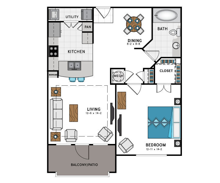 A2 floor plan