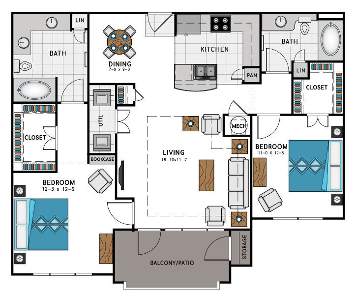 B2 floor plan