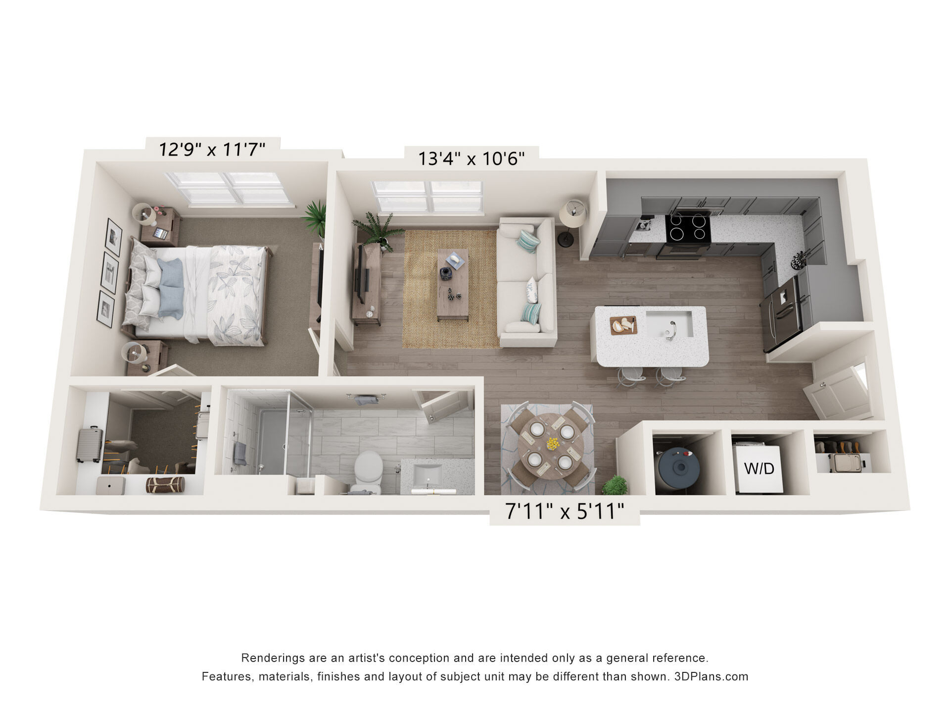 A1 floor plan