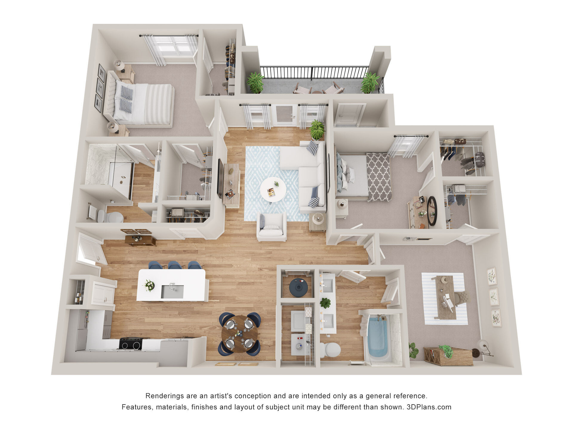 B5 Den floor plan