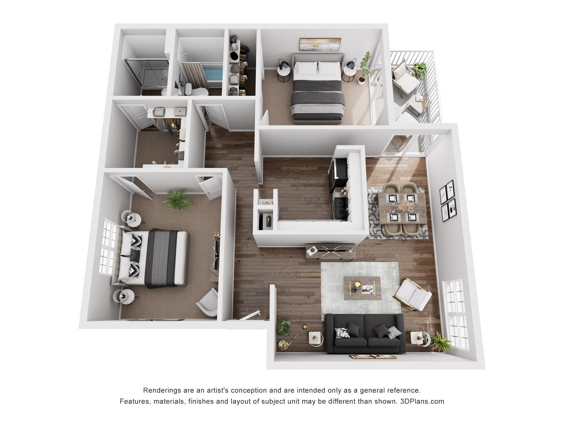 B2A floor plan