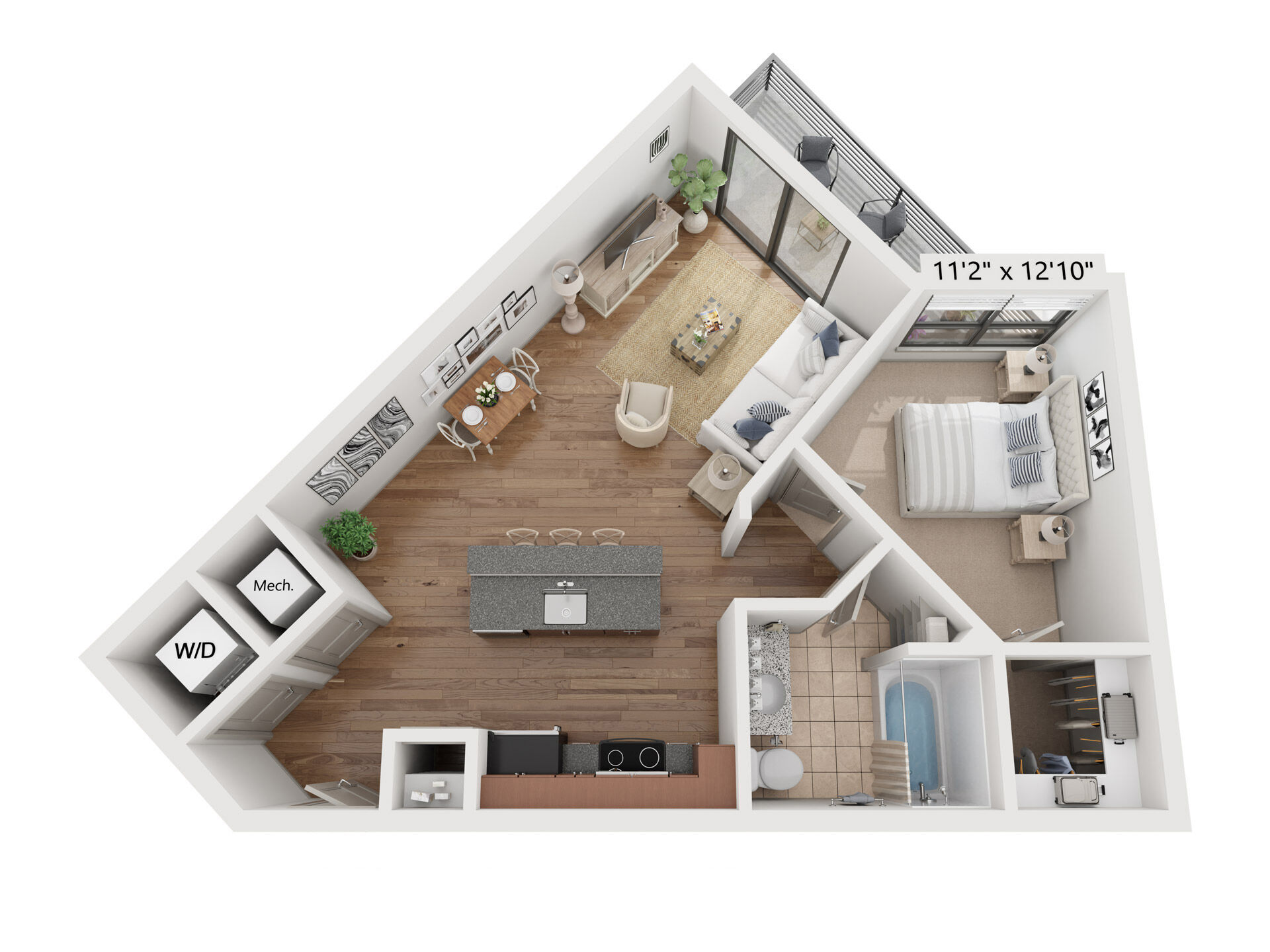 The West End floor plan