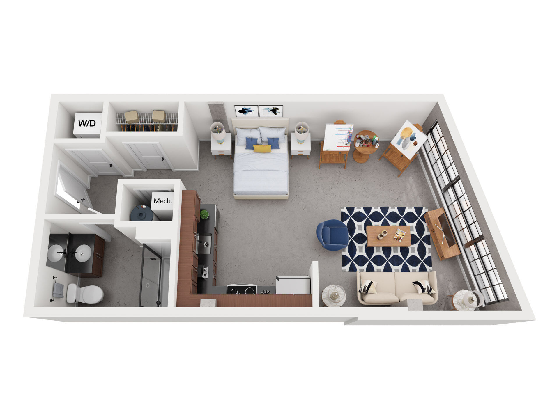 Huck floor plan