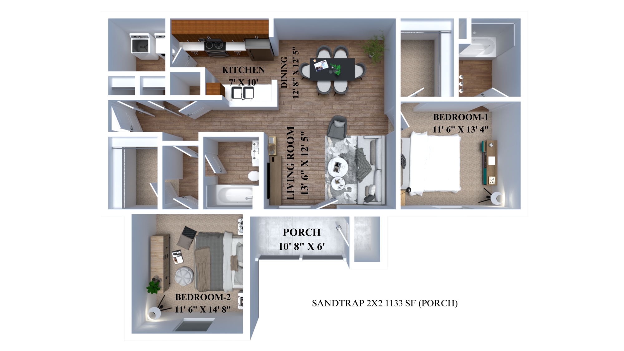 The Sandtrap floor plan