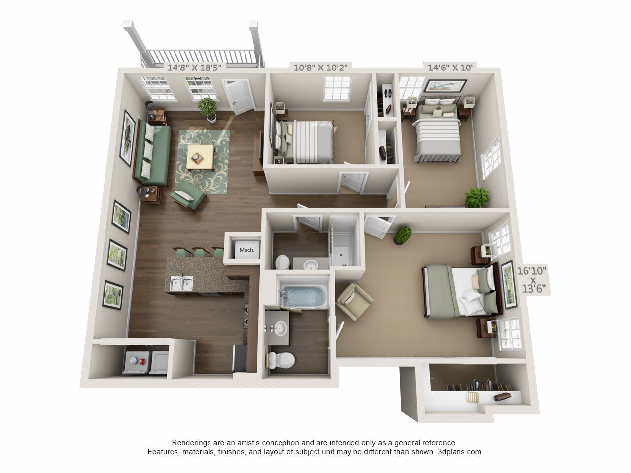 Trenton HC floor plan