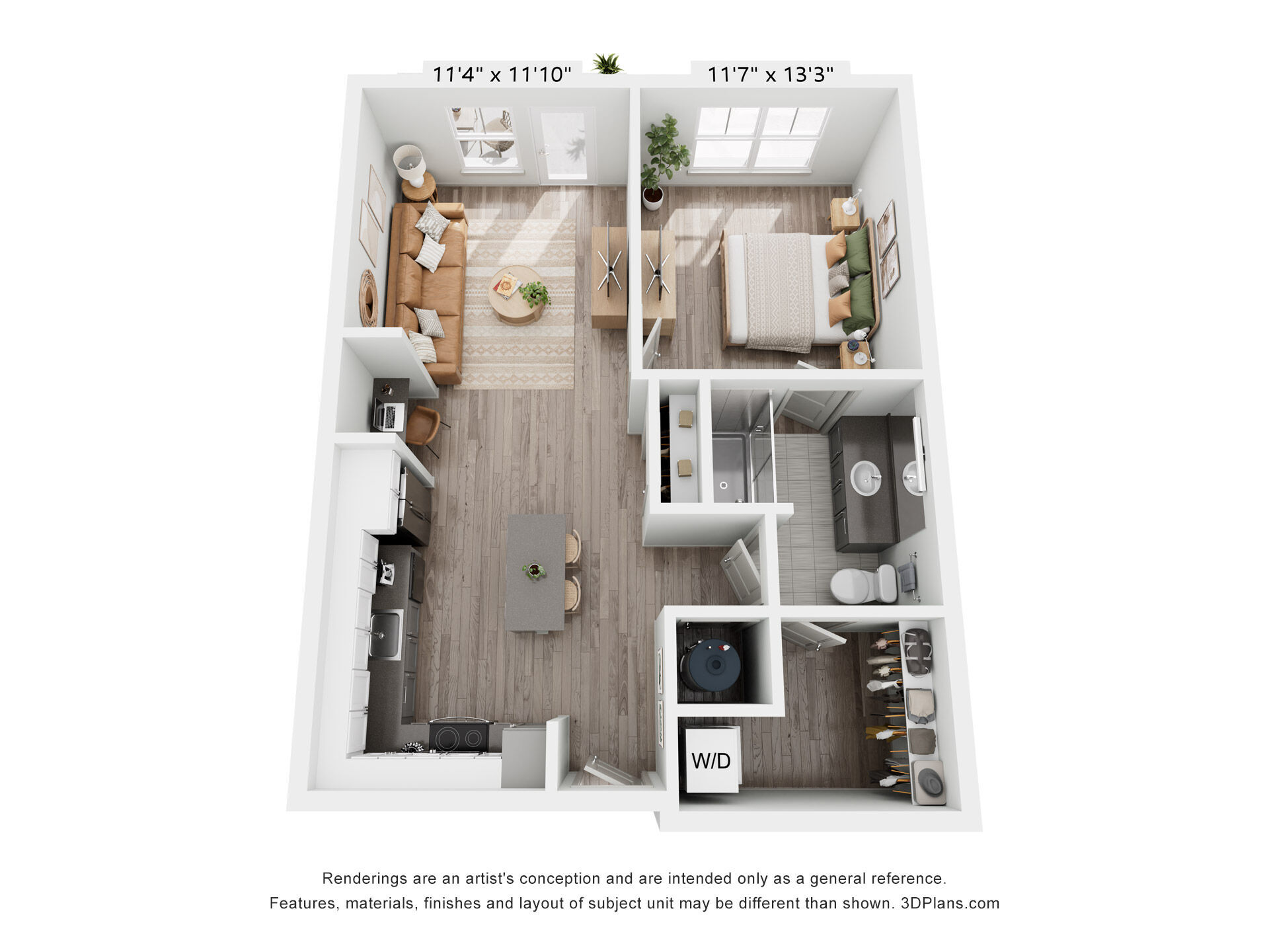 A1 floor plan