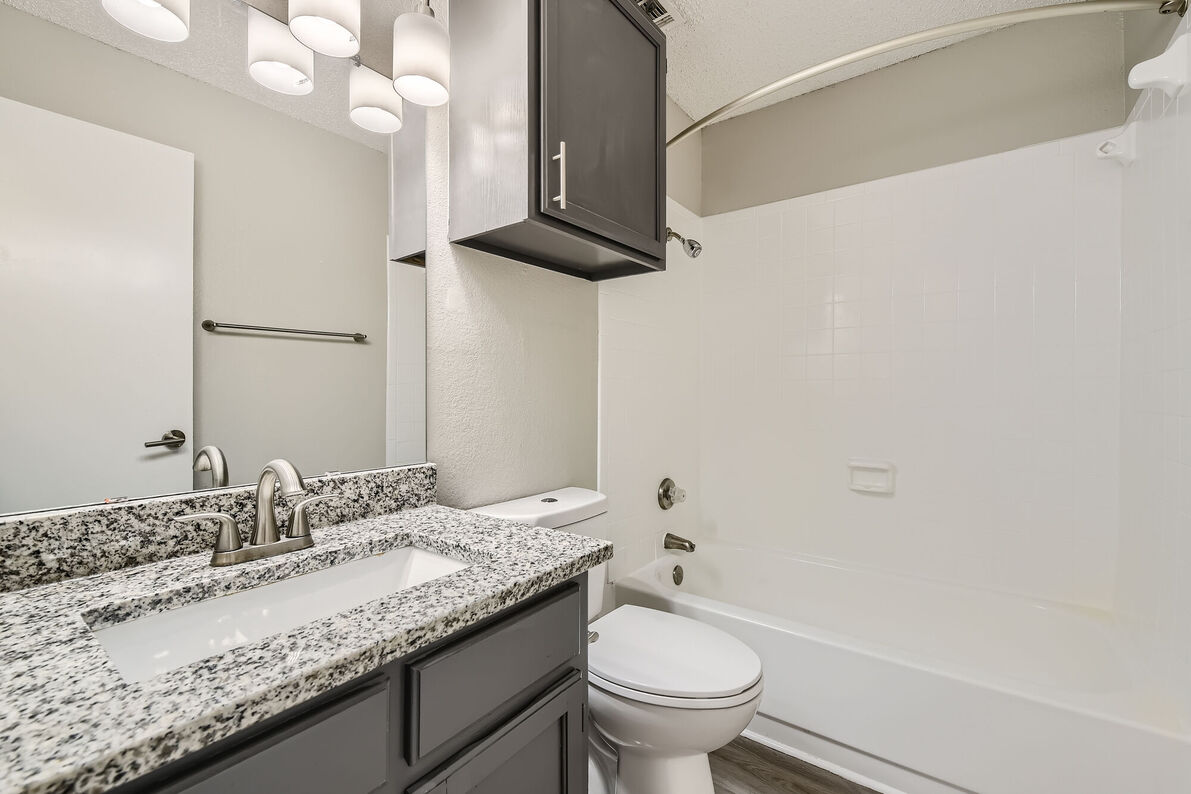 Tall Timbers Apartments bathroom interior - Euless, TX