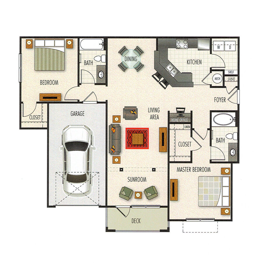 Pine Valley | Phase I floor plan