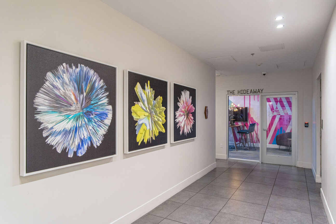 Shared interior space at The Stewart.
