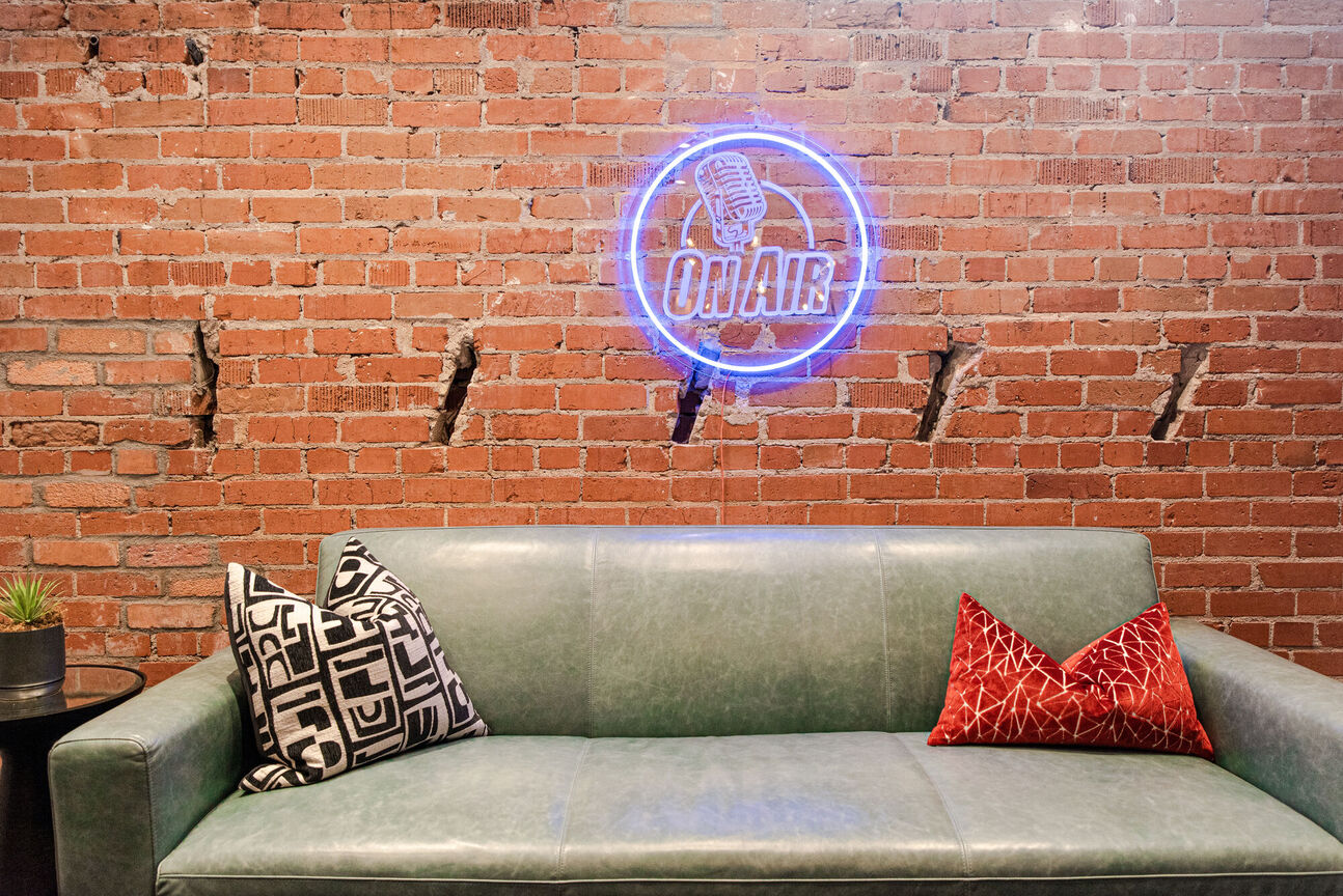 Shared interior space at The Stewart.