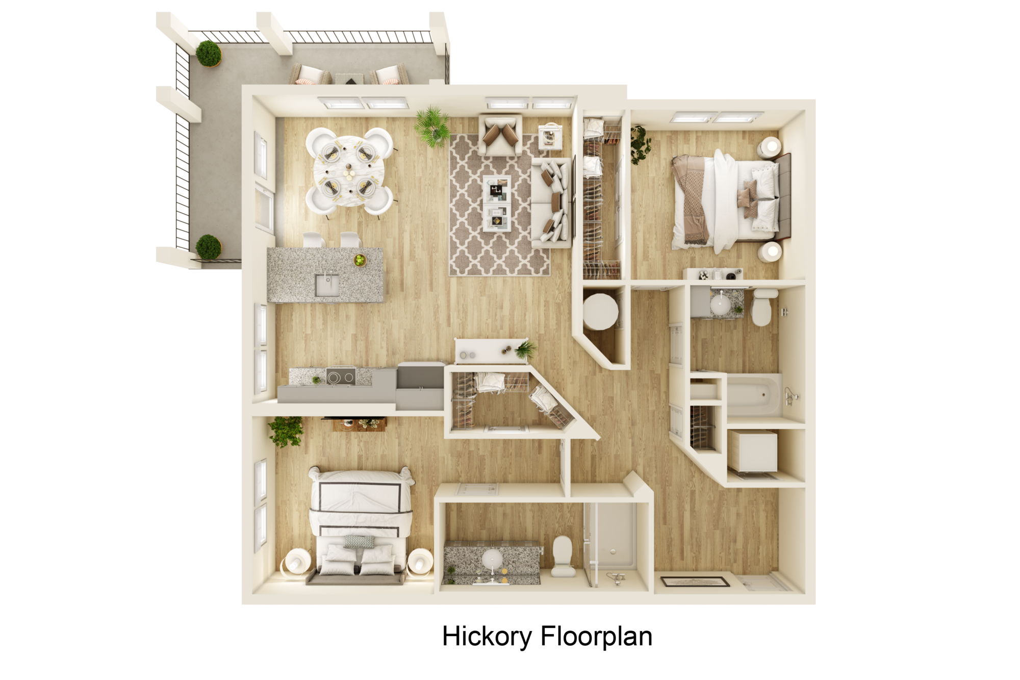 Hickory floor plan
