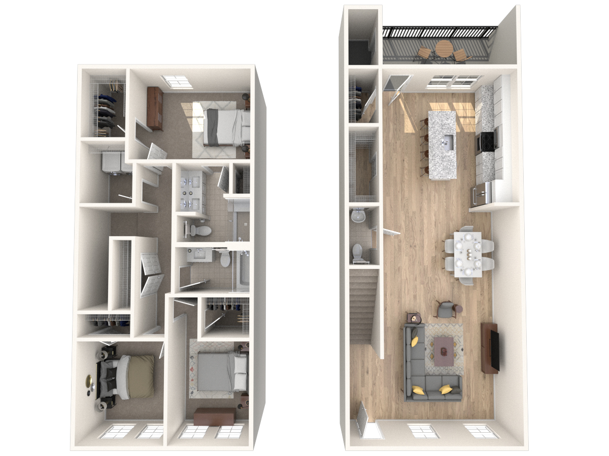 Ashby Townhomes floor plan