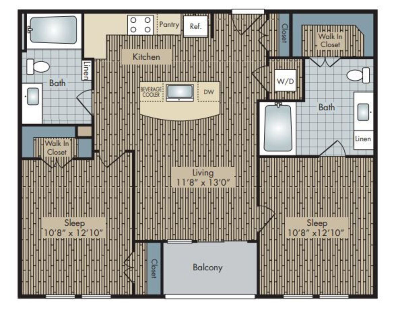 2 Bedroom Apartment – 4021 Ridge Avenue #1201, Philadelphia, PA 19129