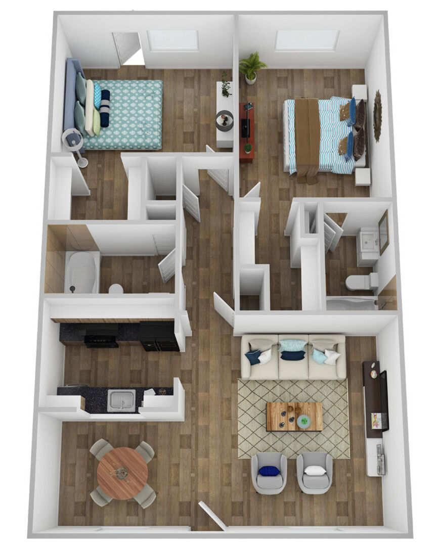 2 Bedoom C floor plan