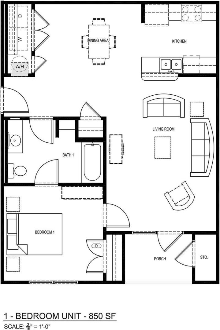 1 Bedroom Apartment – 5925 Farm to Market 2100 #2207, Crosby, TX 77532
