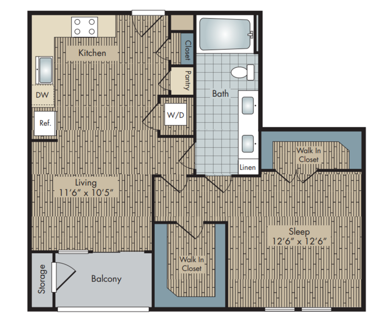 1 Bedroom Apartment – 4021 Ridge Avenue #2408, Philadelphia, PA 19129