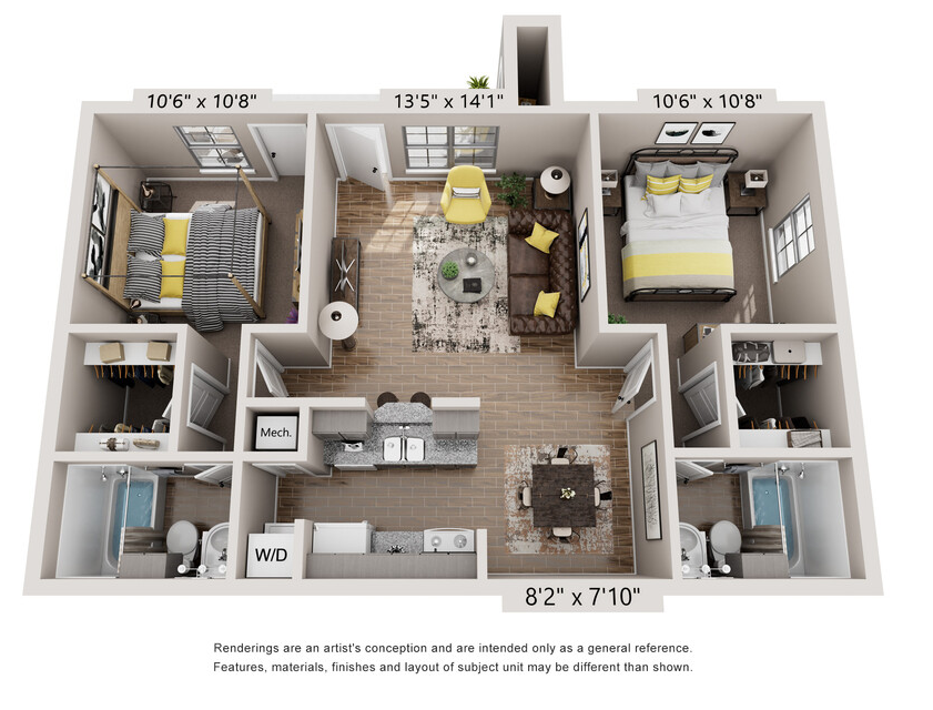 BD floor plan