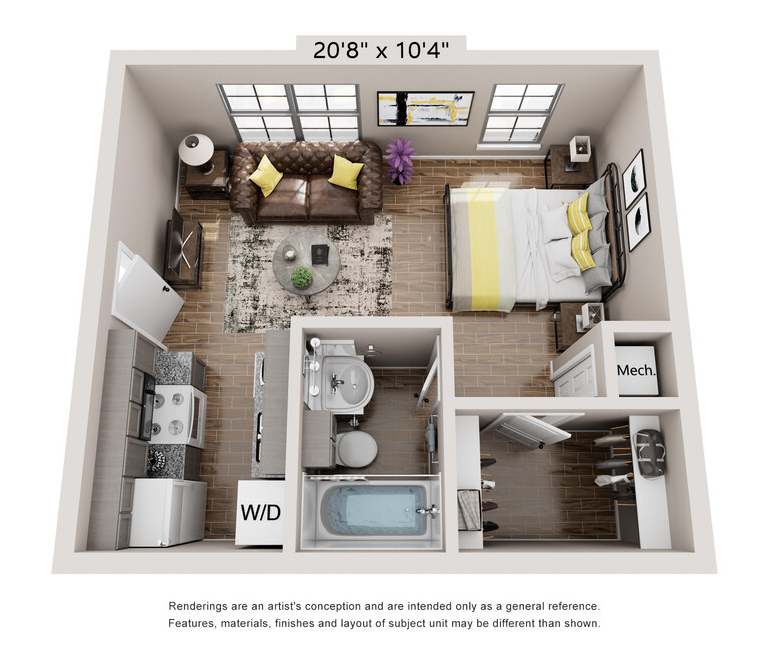 Studio floor plan