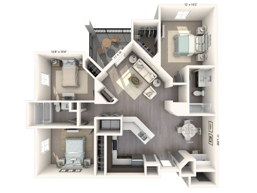 C1 floor plan
