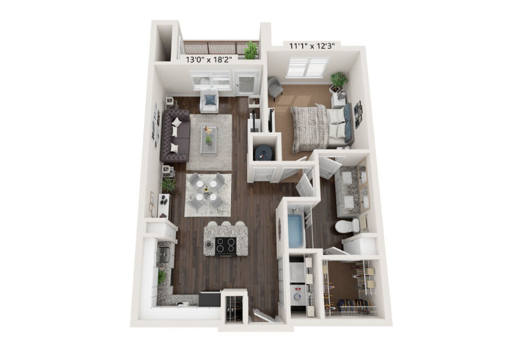 A2 floor plan