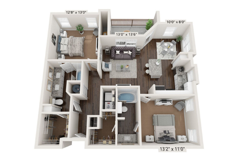 B2 floor plan
