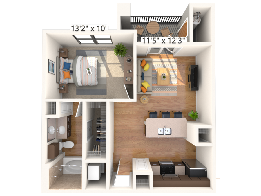 A1 floor plan