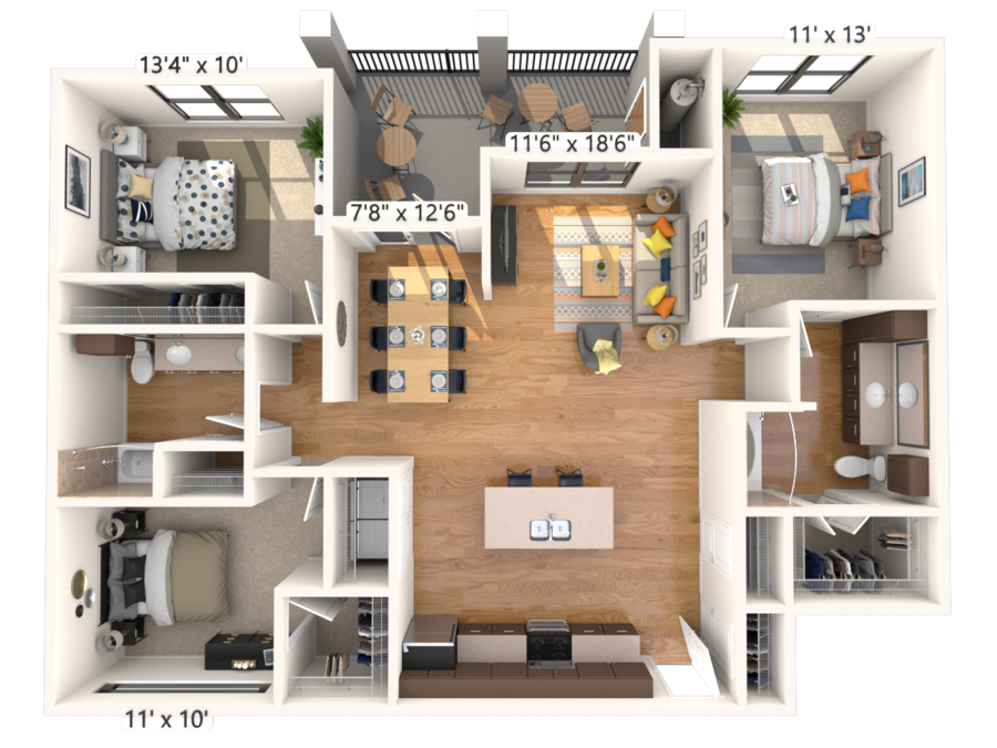 C1 floor plan