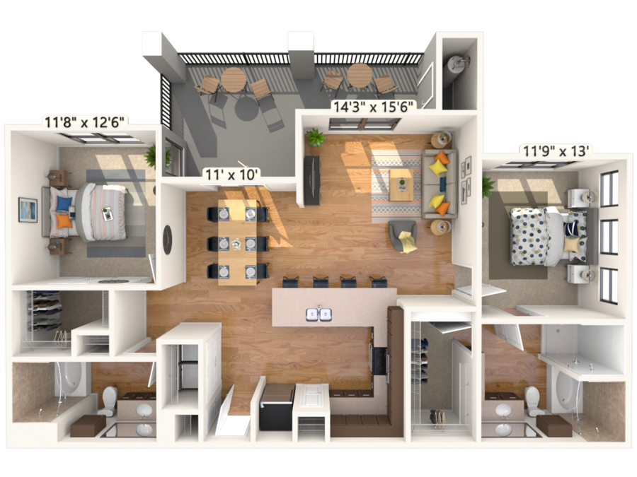 B4 floor plan