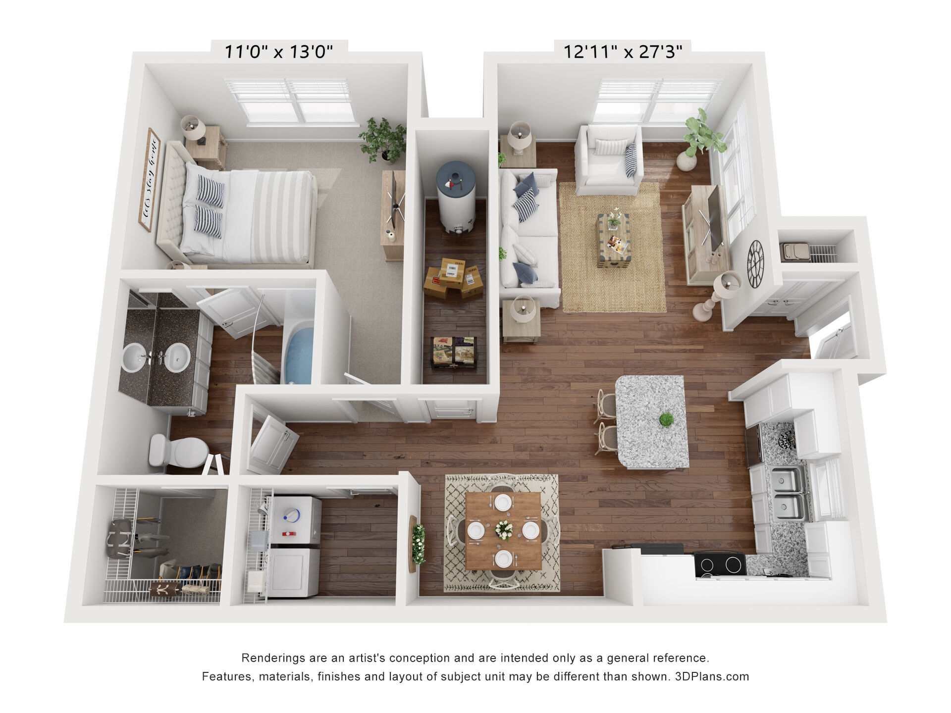A2 floor plan