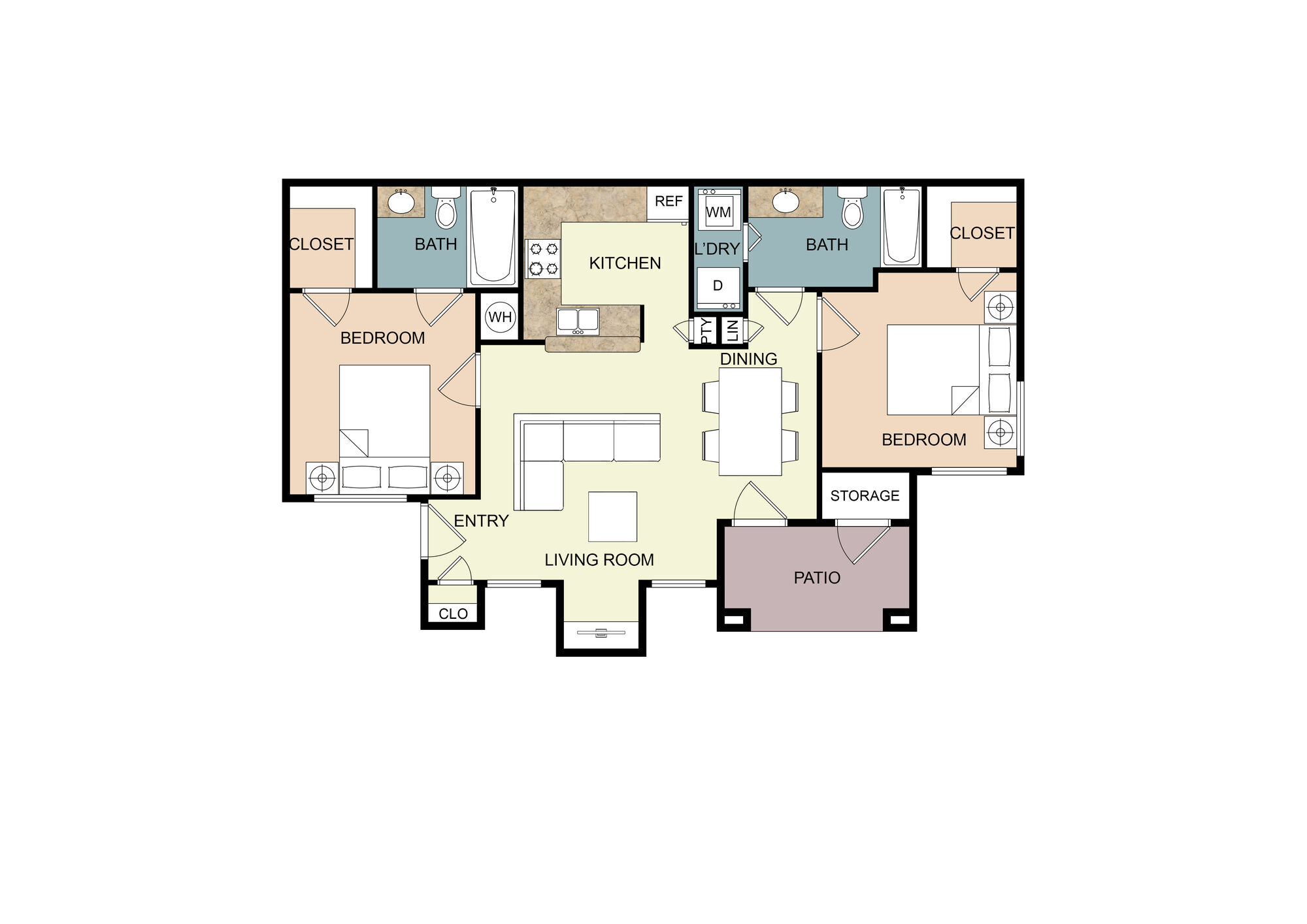 Evergreen floor plan