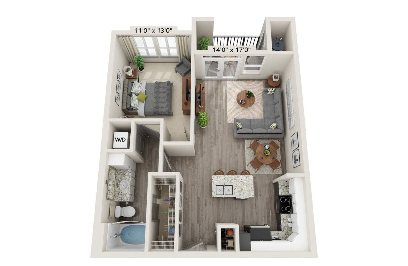 1 Bedroom Apartment – 1900 Kilgore Parkway #4306, Baytown, TX 77523