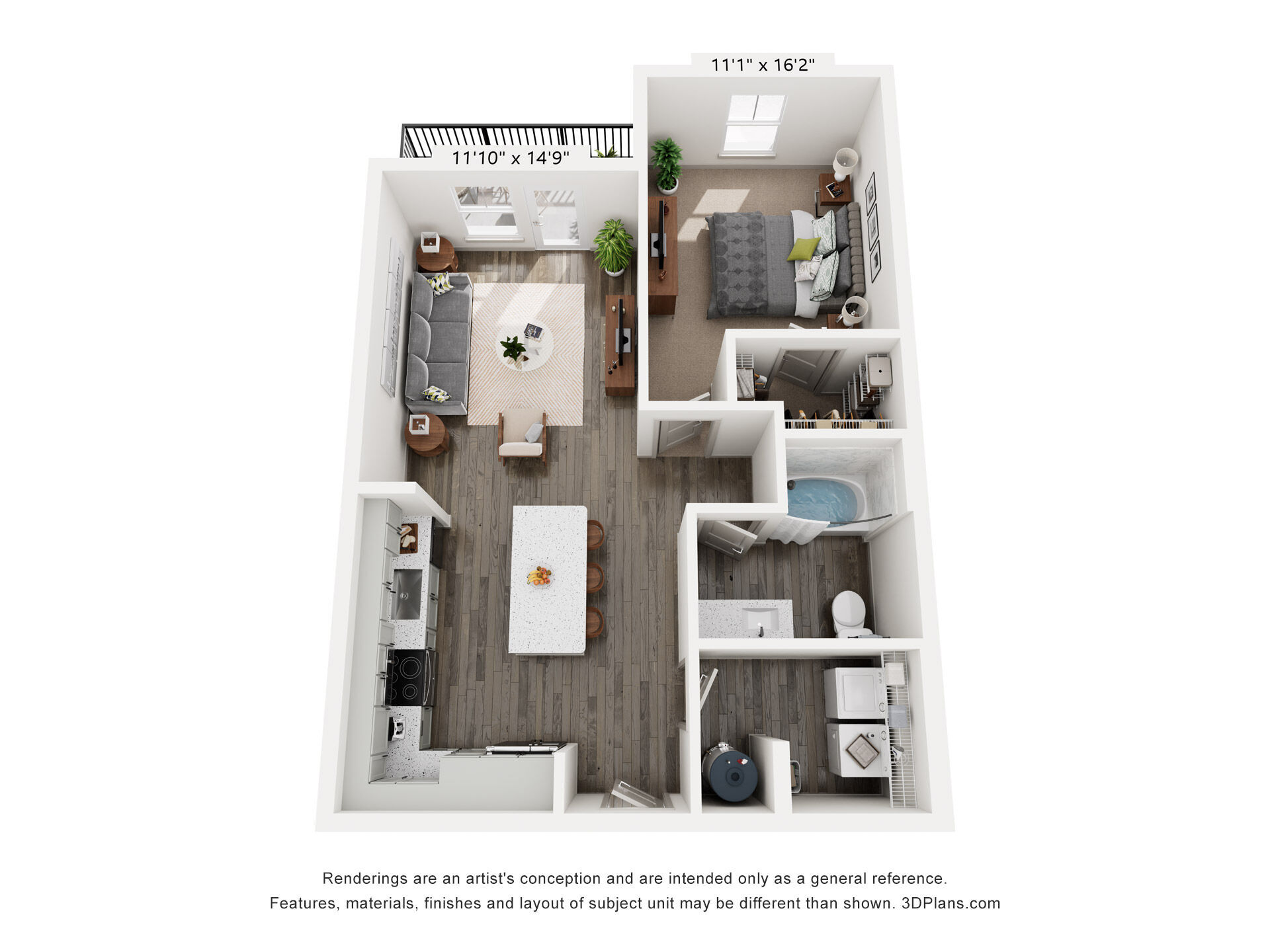 A1 floor plan