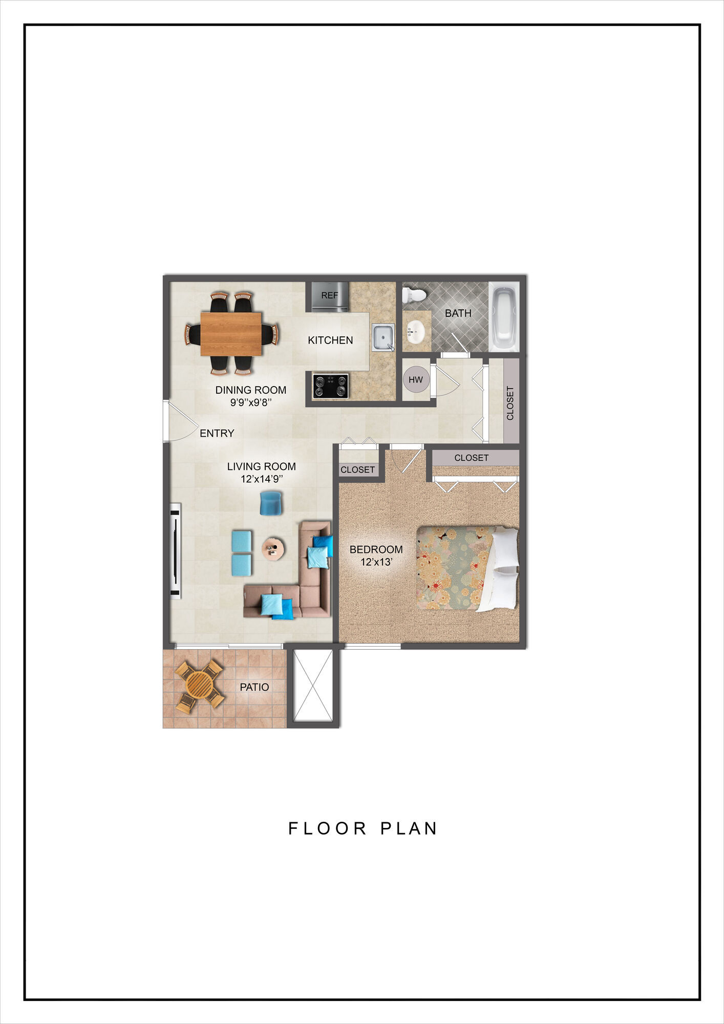 A1 floor plan