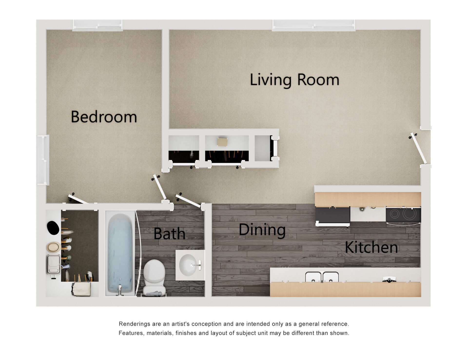 A1 floor plan