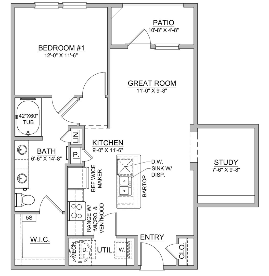 1 Bedroom Apartment – 1445 S Egret Bay Boulevard #367, League City, TX 77573