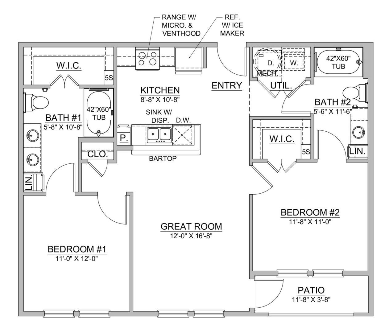 2 Bedroom Apartment – 1445 S Egret Bay Boulevard #416, League City, TX 77573
