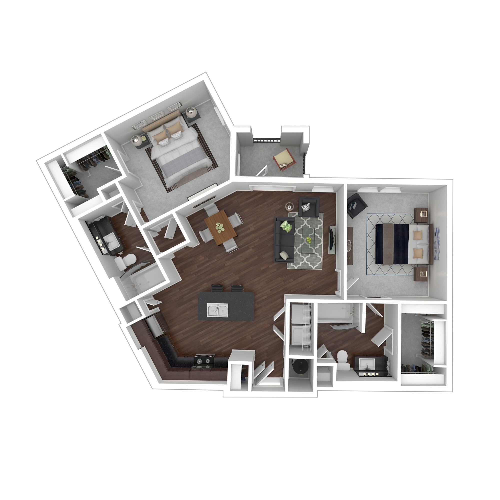 B2 District floor plan