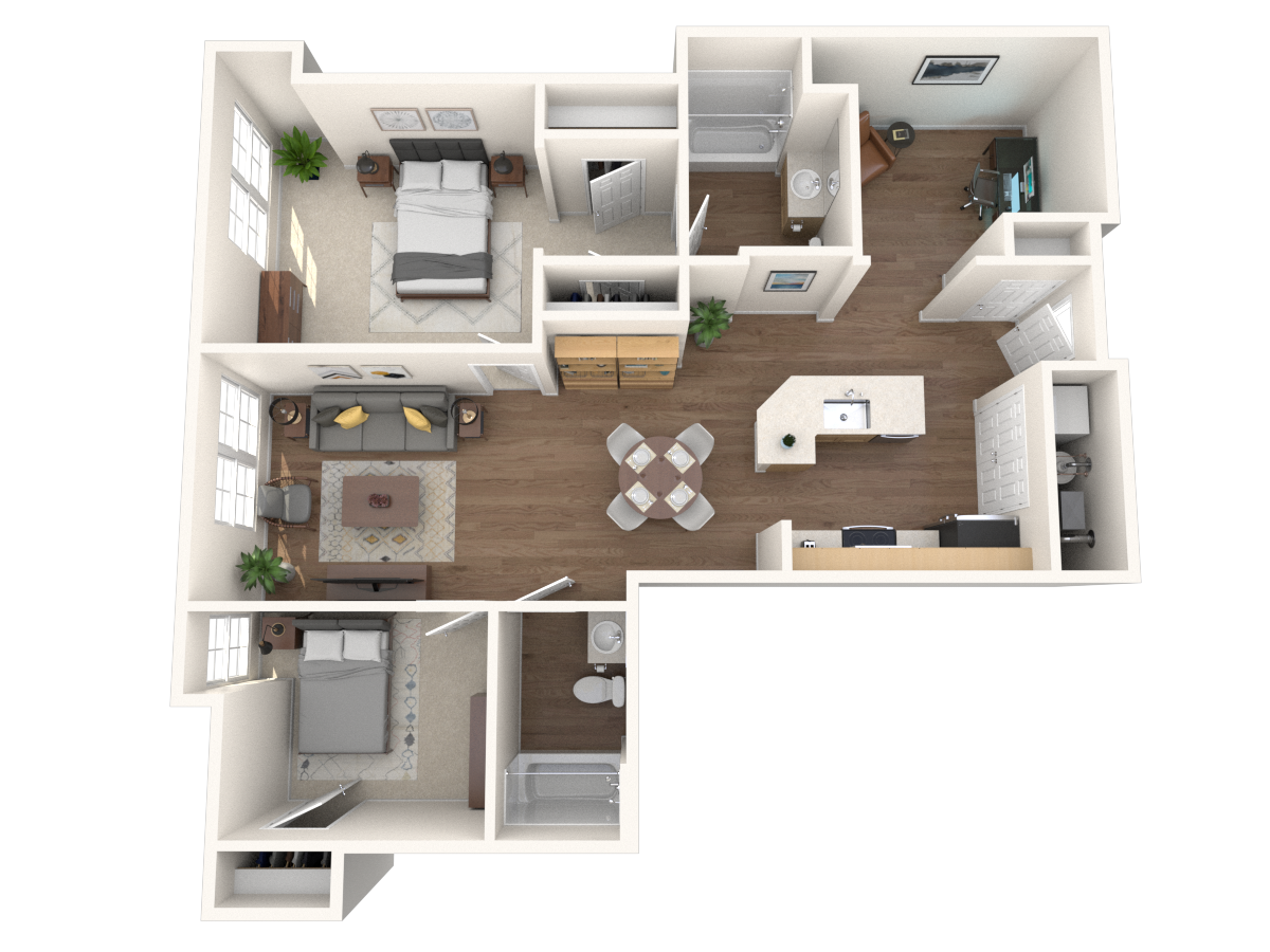 B4DEN-W floor plan