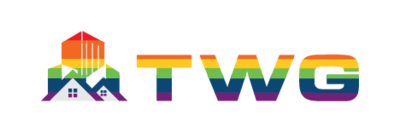 TWG white logo
