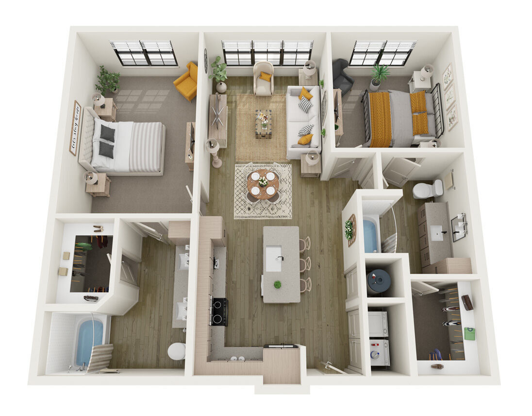 The Oaks floor plan