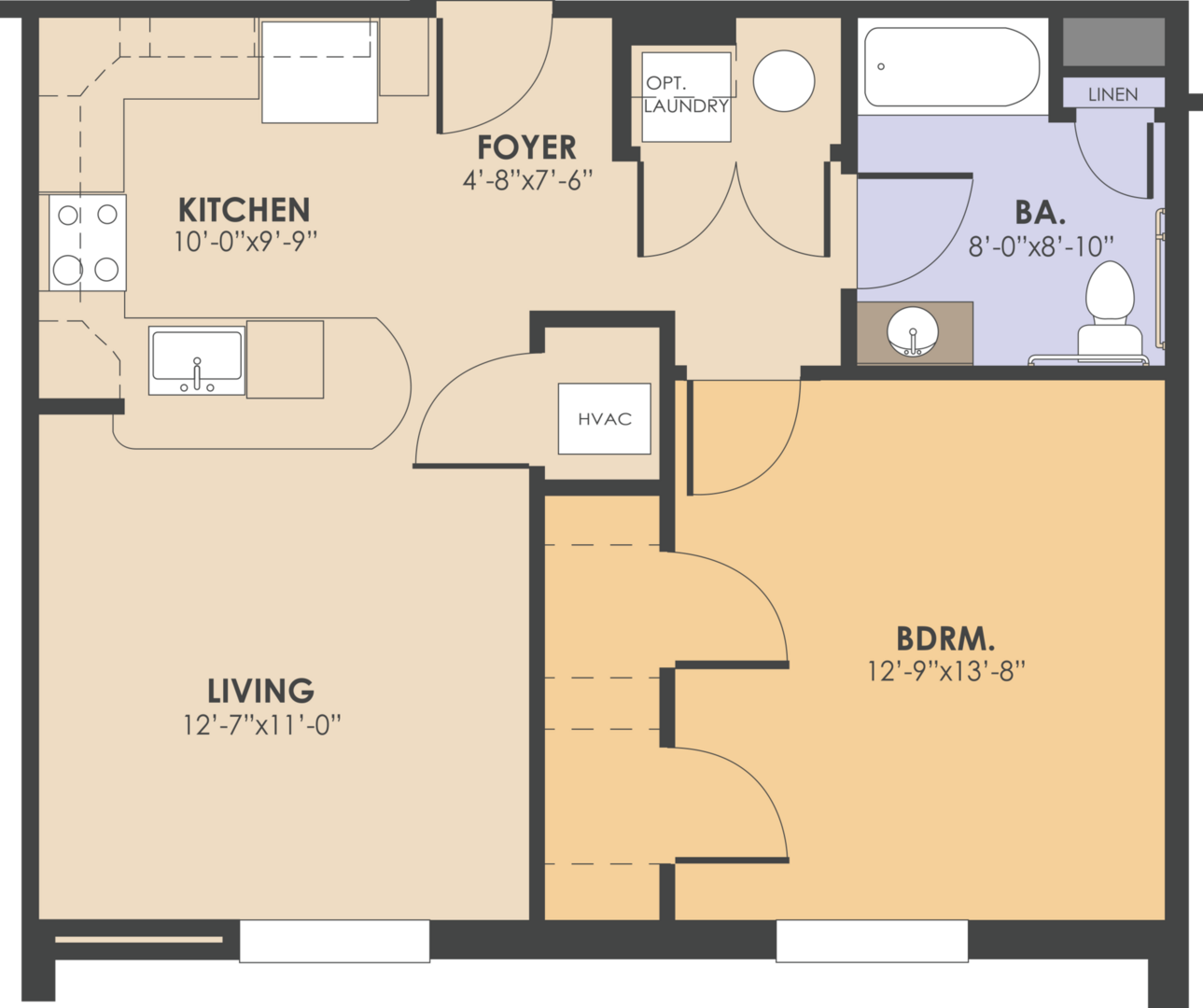 A1 floor plan