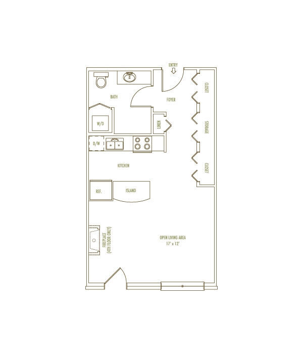 Studio floor plan