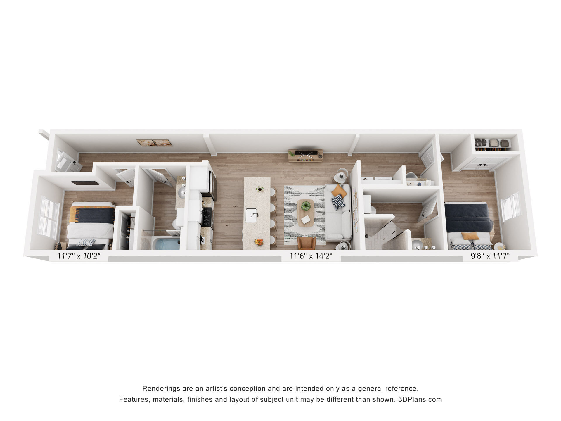 A1 floor plan