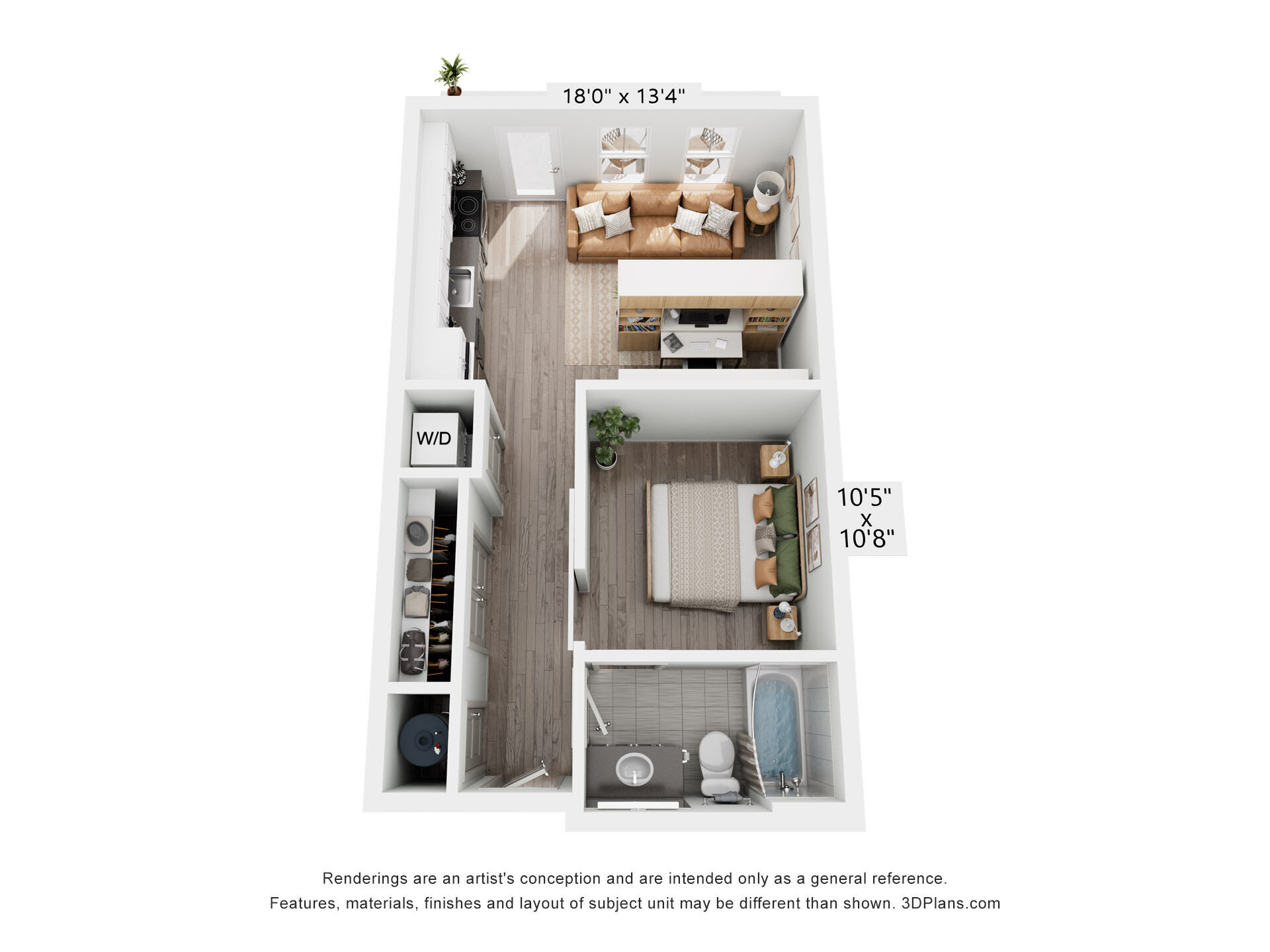 Flex Studio floor plan