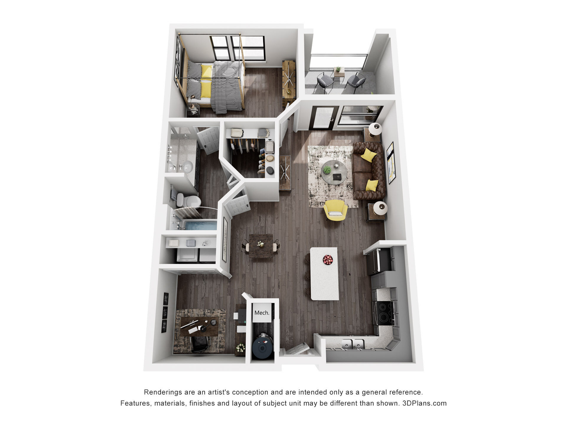 1A floor plan