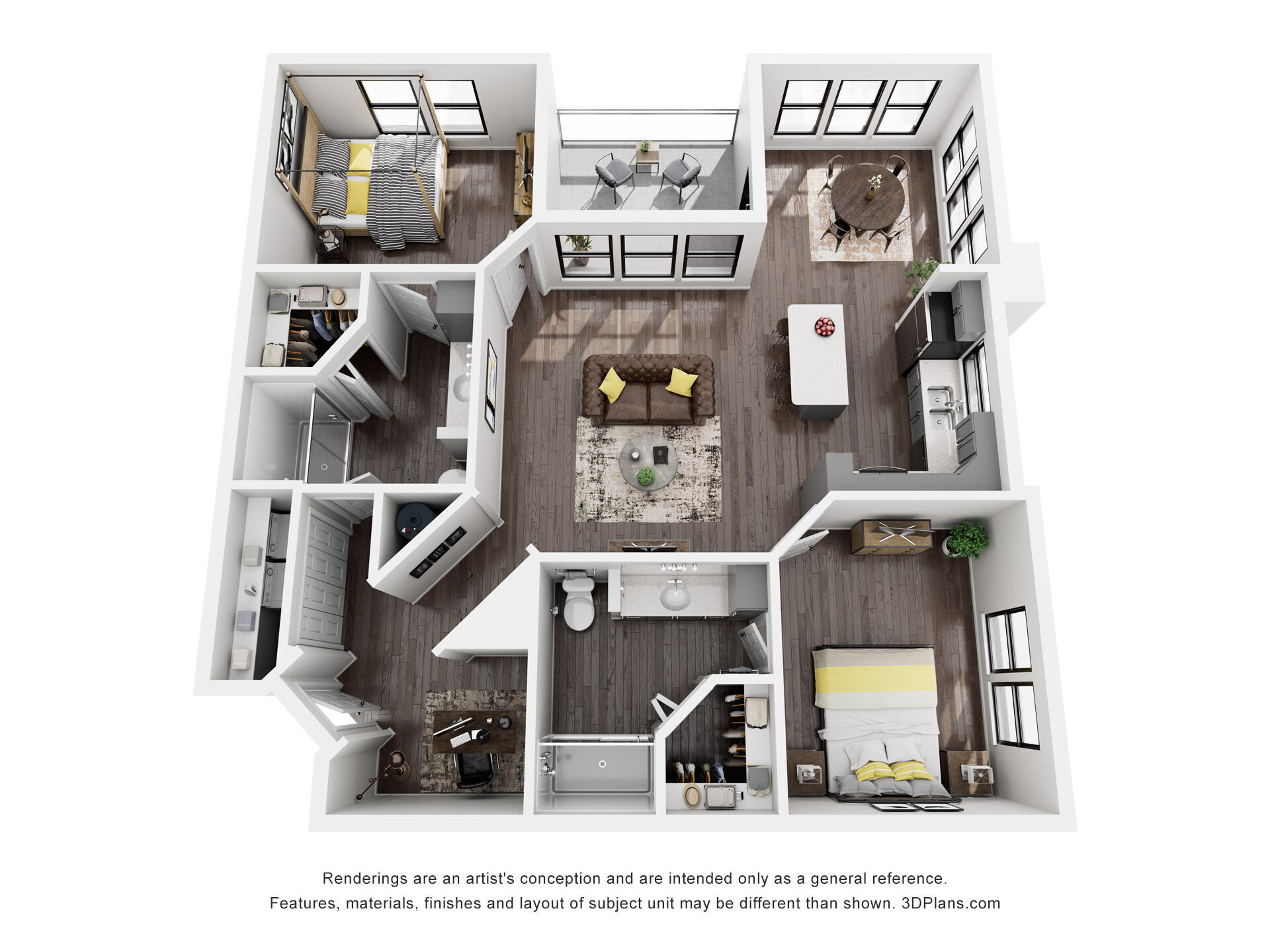 2B floor plan